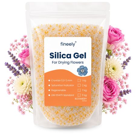 SILICA GEL do suszenia kwiatów 2 kg