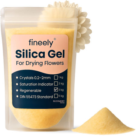 Silica gel krzemionkowy piasek do suszenia kwiatów 3 kg - Fineely zdjęcie 1